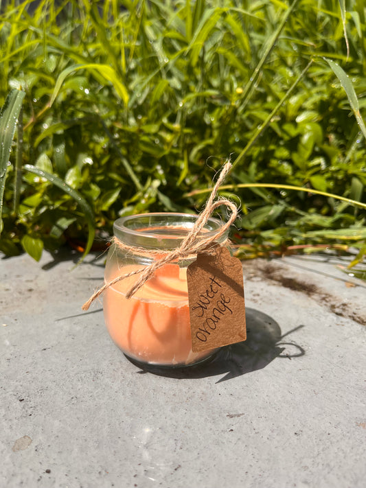 Sweet Orange wood wick candle