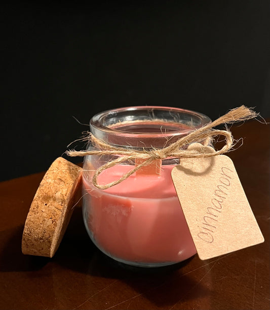 Cinnamon wood wick candle